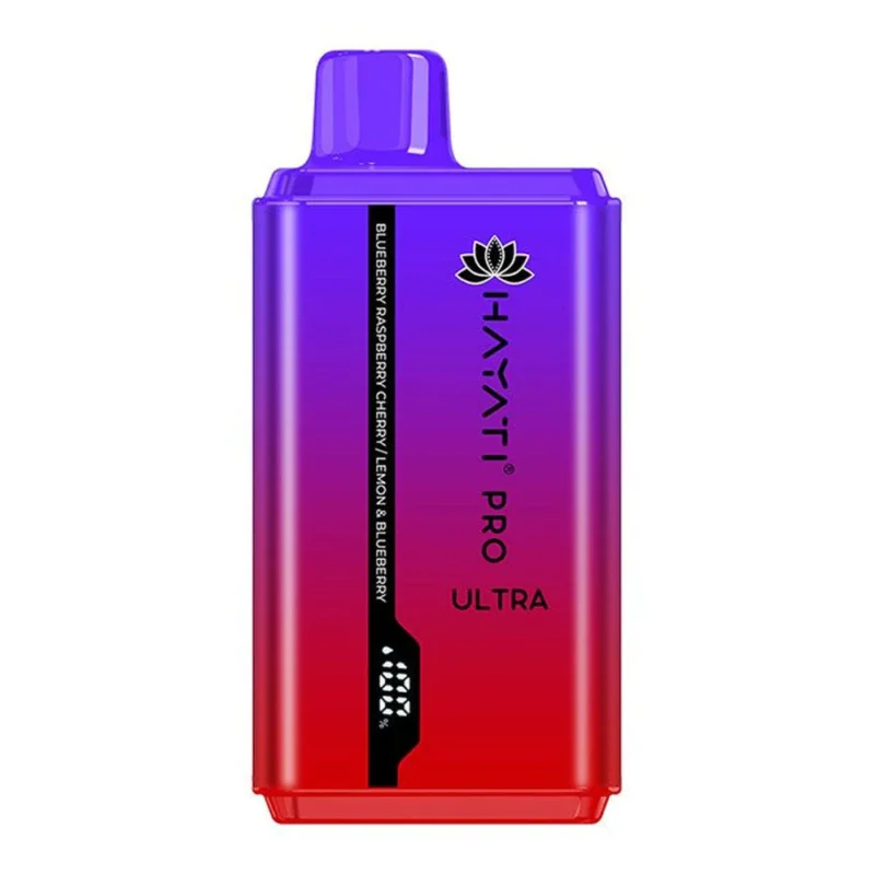 Hayati Pro Ultra 15000 Puffs Blueberry Raspberry Cherry Lemon and Blueberry