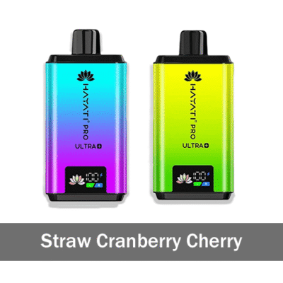 Hayati Pro Ultra Plus 25000 Puffs Straw Cranberry Cherry