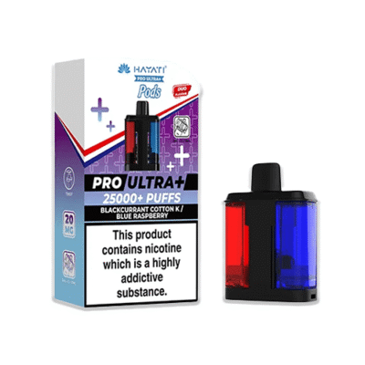 Hayati Pro Ultra Plus 25K Prefilled Refill Pods Blackcurrant Cotton K