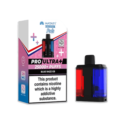 Hayati Pro Ultra Plus 25K Prefilled Refill Pods Blue Razz GB