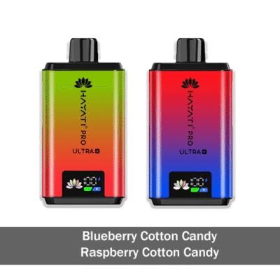 Hayati Pro Ultra Plus 25000 Puffs Blueberry Cotton Candy / Raspberry Cotton Candy