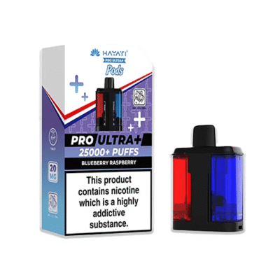 Hayati Pro Ultra Plus 25K Prefilled Refill Pods Blueberry Raspberry