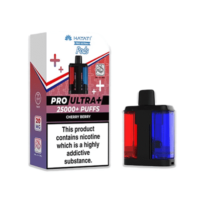 Hayati Pro Ultra Plus 25K Prefilled Refill Pods Cherry Berry