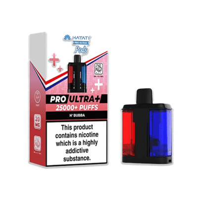 Hayati Pro Ultra Plus 25K Prefilled Refill Pods H'Bubba
