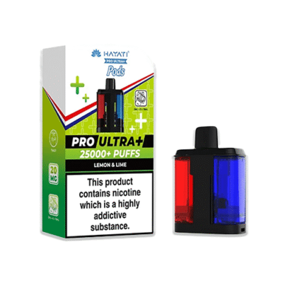 Hayati Pro Ultra Plus 25K Prefilled Refill Pods Lemon & Lime