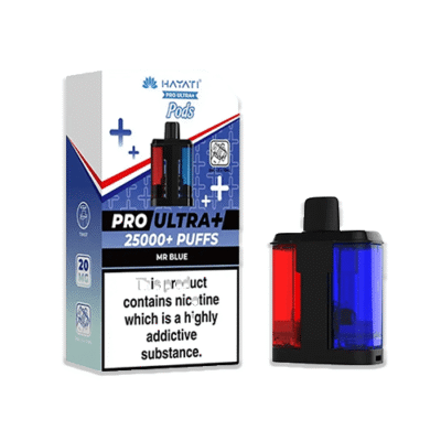 Hayati Pro Ultra Plus 25K Prefilled Refill Pods Mr. Blue
